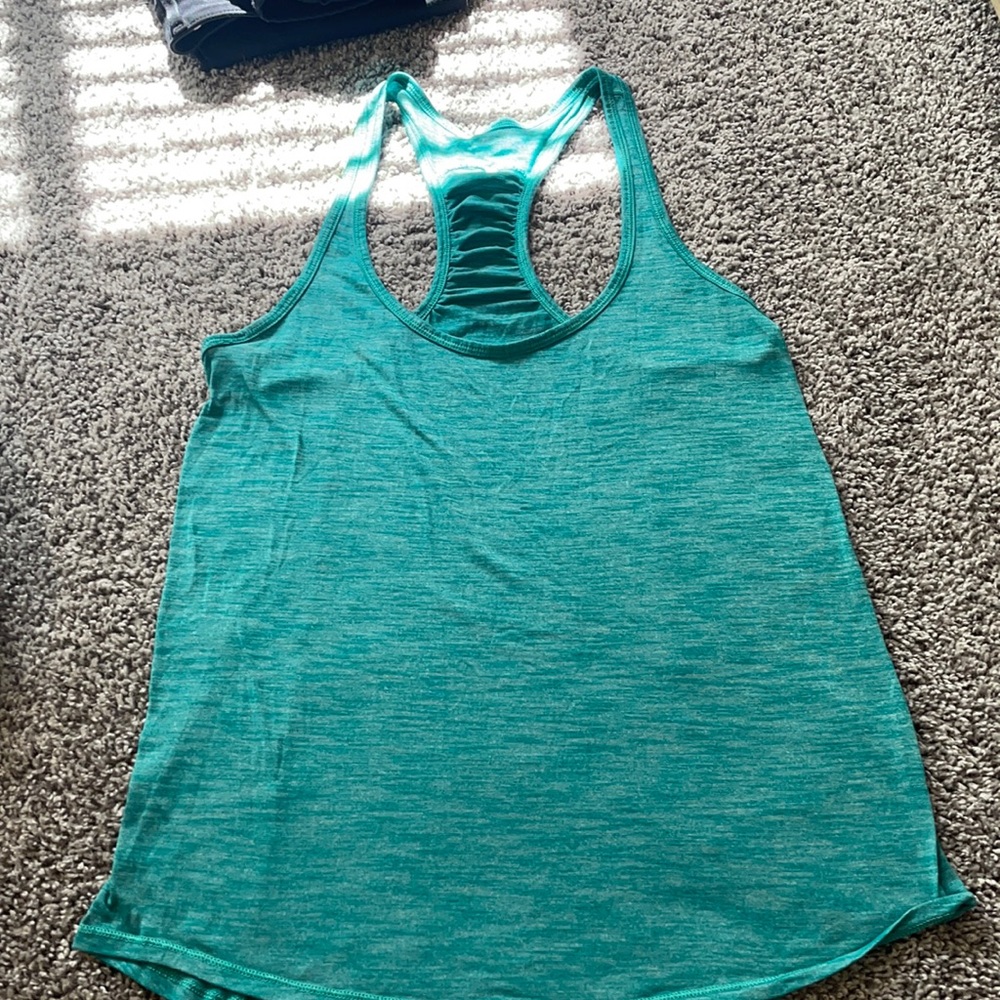 lululemon athletica Teal Racerback Tank